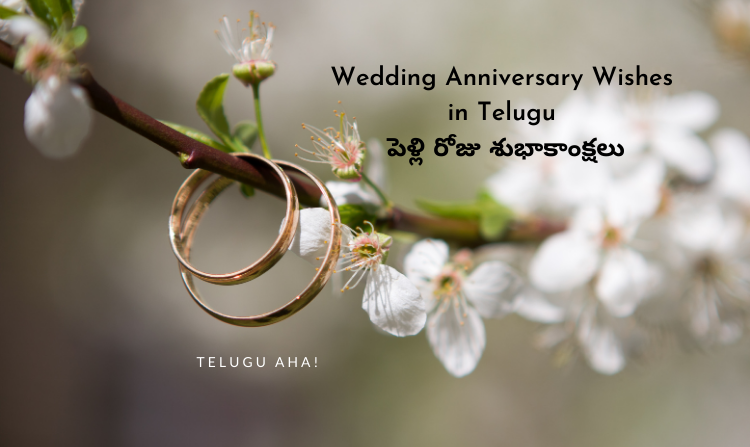Wedding Anniversary Wishes in Telugu