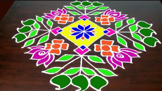 Ugadi Muggulu Designs With Dots 2022