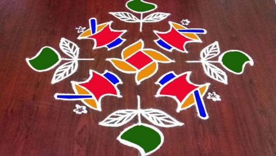 Easy Ugadi Rangoli Designs 2022